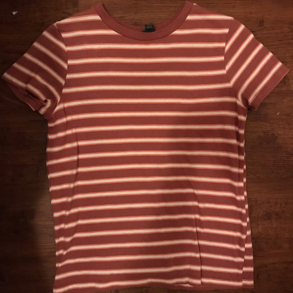 Dusty pink stripped top